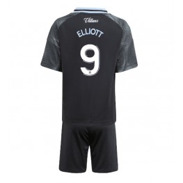 Aston Villa Harvey Elliott #9 Uit tenue Kids 2025-26 Korte Mouw (+ Korte broeken)